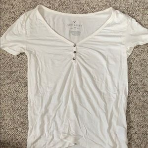 white blouse from american eagle